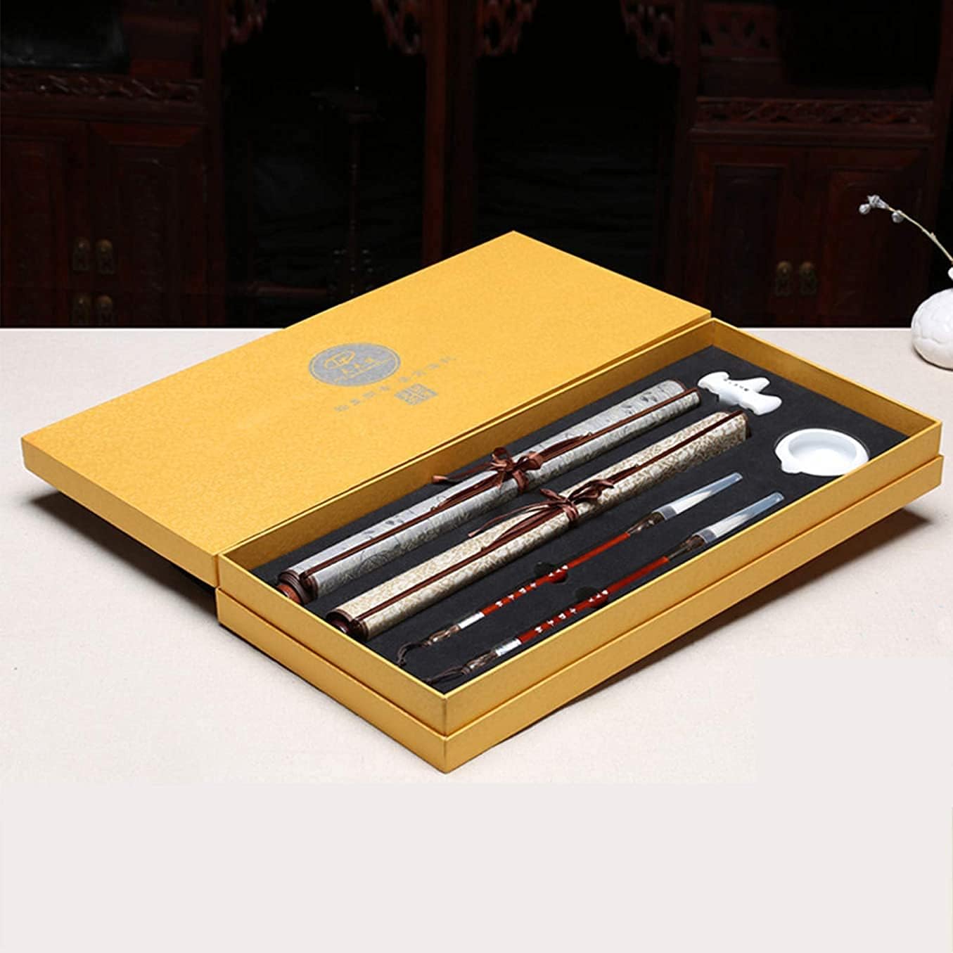 31寿山高山石 龍 清工 唐物 印石 印材 書道 落款 雅号 箱付き